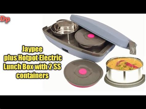 jaypee electric lunch box|heating tiffin box.